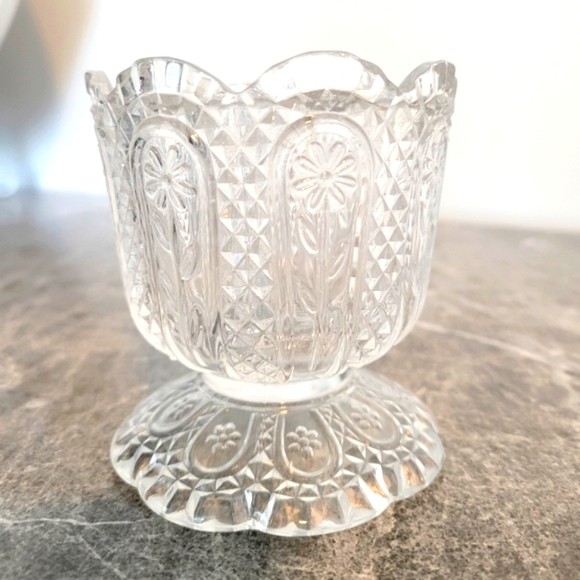 VINTAGE AVON FOSTORIA CLEAR GLASS - Picture 2 of 9